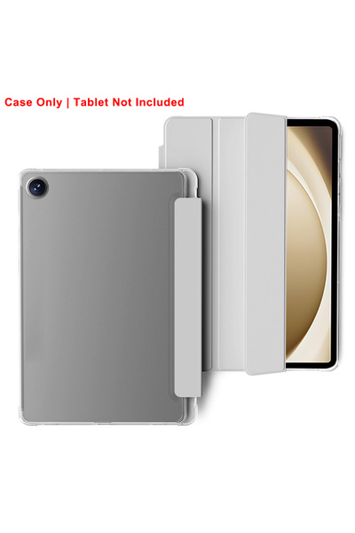 choice2 جراب كريستالي شفاف رمادي اللون لجهاز Tab A11 Plus 11 2025 TM-YKL مع ف...