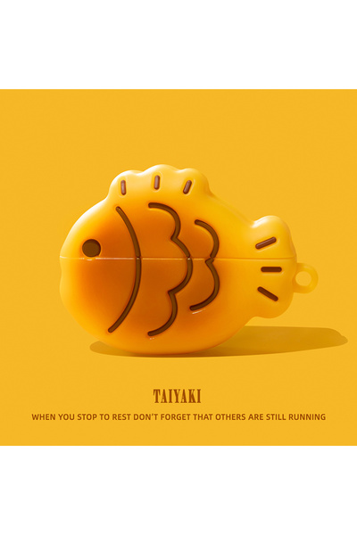 Choice1 حافظة سماعات أذن بتصميم خبز تاياكي ثلاثي الأبعاد، متوافقة مع سماعات A...