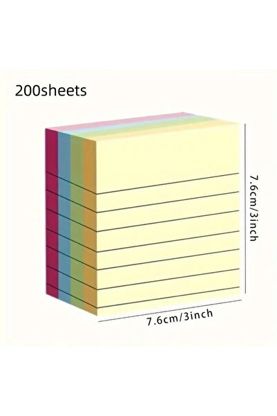 Choice1 200 ورقة صغيرة، 200 صفحة من الملاحظات الملونة ذاتية اللصق - ملصقات بس...