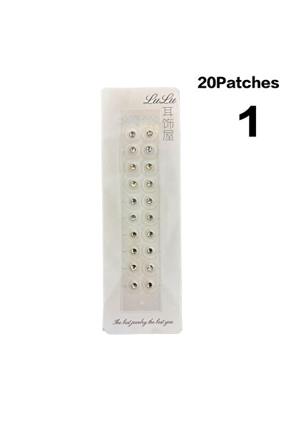 choice2 A1 20 Patches Ear Acupuncture Stickers Bowknot Colorful Flower Rhines...