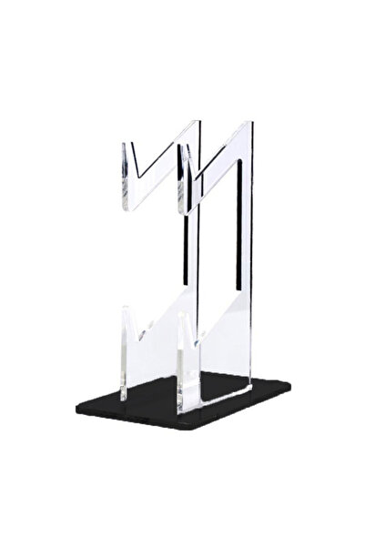 Choice1 Black 1PC Double-deck Game Controller Holder Acrylic Storage Rack Gam...