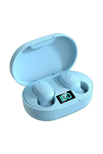 Choice3 سماعات بلوتوث لاسلكية TWS E6S زرقاء اللون، مزودة بخاصية إلغاء الضوضاء...