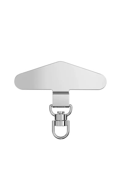 Choice8 1Pcs Sliver 360° Rotation Metal Steel Phone Tether Tab Cell Phone Lan...