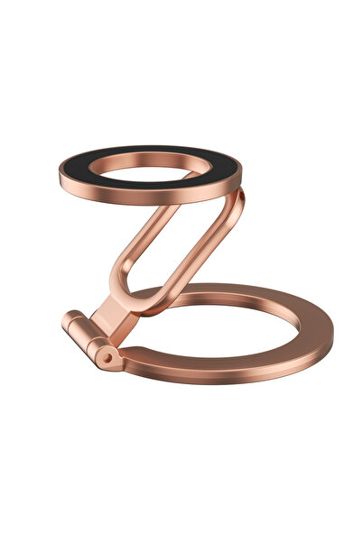 Choice حامل هاتف مغناطيسي مزدوج الجوانب من روز جولدن ماج سيف، حامل حلقي مغناط...