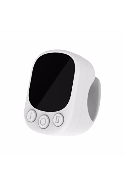 Choice1 جهاز تحكم لاسلكي صغير أبيض اللون مزود بلوحة لمس وحلقة تمرير وتقنية بل...