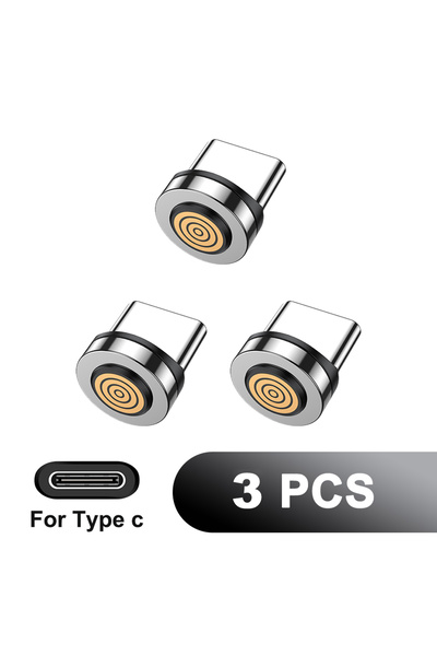 Choice18 كابل مغناطيسي دوار بطول متر واحد وثلاثة رؤوس من النوع C من AUFU 540،...