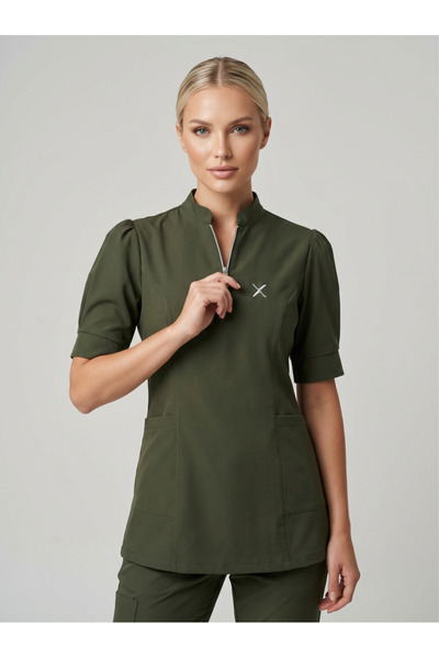 X Medical Wear Hijab Pumpkin Serisi Takım Scrubs