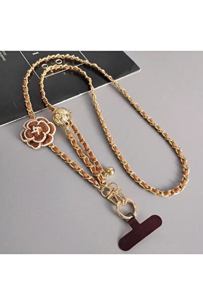 Choice3 حبل تعليق للهاتف المحمول، قابل للتعديل، مزود بإبزيم تلسكوبي، مزين بزه...