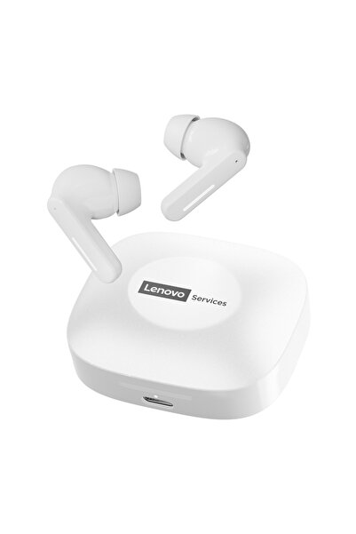 Choice4 سماعات أذن لاسلكية أصلية من لينوفو، طراز LE209، لون أبيض، بتقنية بلوت...