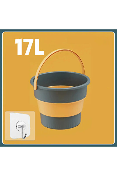 choice2 Blue-17L 5/10/17L Portable Folding Bucket Multifunctional Thickened S...