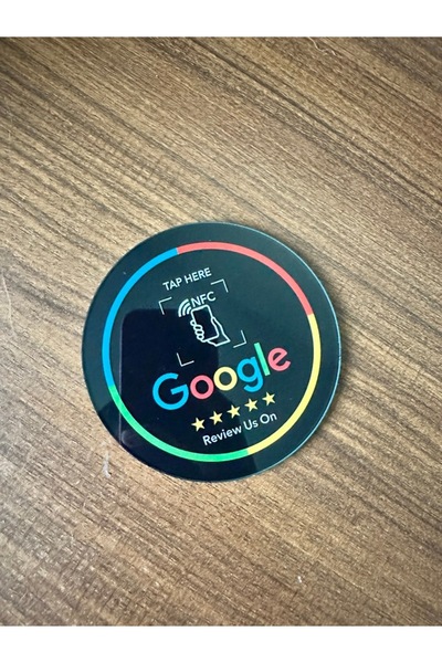 Choice4 Black-A 13.56Mhz programmable Google Review Card NFC station table Ac...