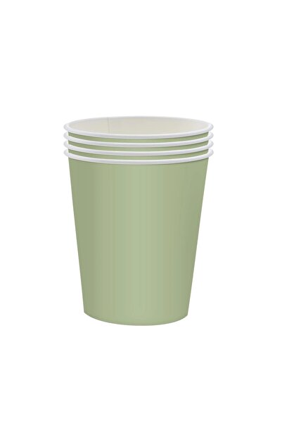 Choice1 10pcs cup Solid Color Sage Green Party Supplies Disposable Tableware ...