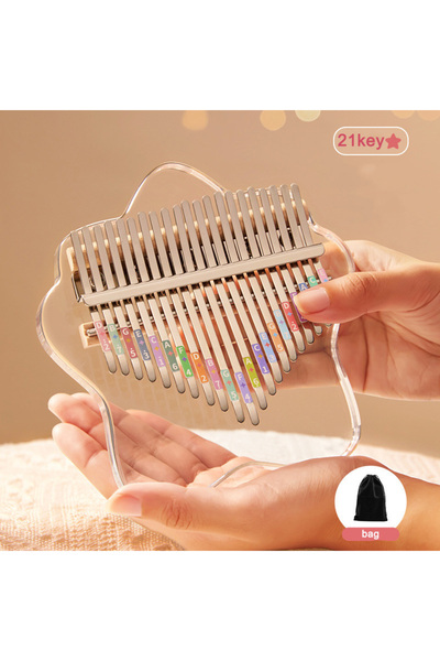 Choice4 21 keys 17/21 Keys Kalimba Thumb Piano Crystal Acrylic Kalimba Finger...