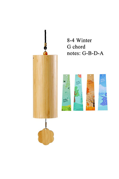 Choice3 8-4 Winter Hluru Windchime Bamboo 8 Rods Notes, Wind Chimes 8 Rods, W...