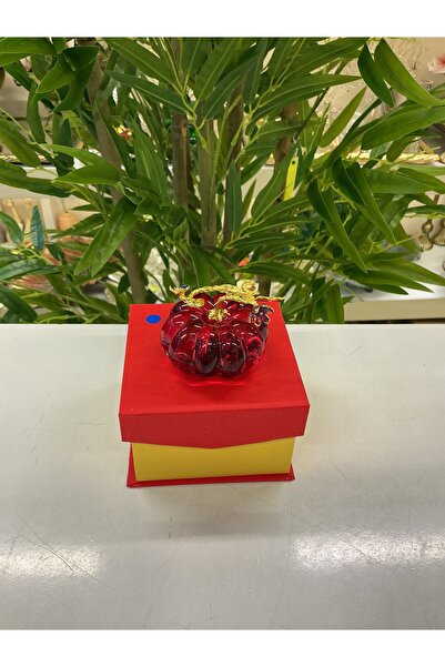 goldhomedesign Dekoratif Cam Bal Kabağı Biblo