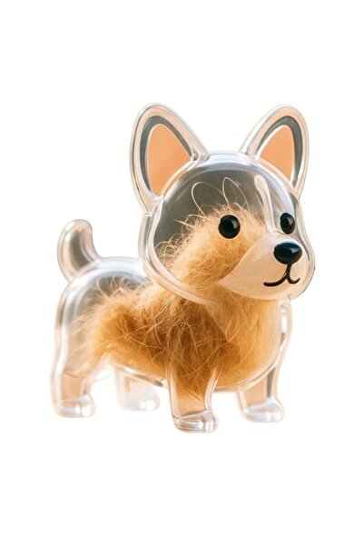 Choice16 سلسلة مفاتيح شفافة لشعر الحيوانات الأليفة، حامل تذكاري لطيف من فرو ا...