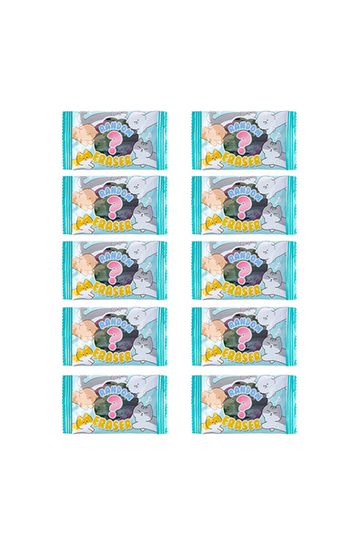 Choice1 10Pcs Cute Kawaii Animal Erasers Random Styles Of Cat Dog Fun Wipe Cl...