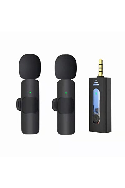 Choice3 ميكروفون لاسلكي احترافي بتقنية بلوتوث، مزود بفتحة زر، مناسب لأجهزة آي...