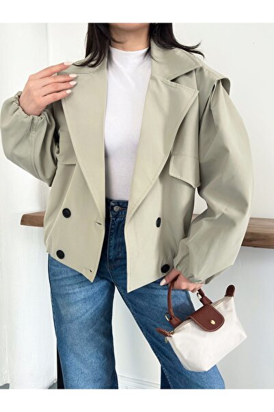 Ekim Store Cape Bomber Trench Jacket