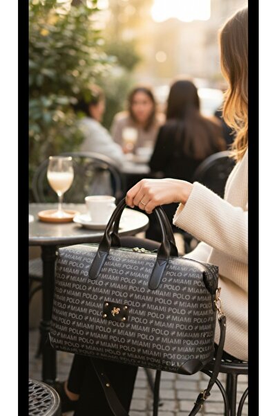 eflanmoda Miami Polo Quilted Pattern Unisex Travel Bag Dimensions Width 45 cm...