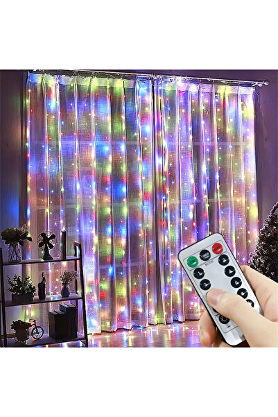 Choice زينة زفاف متعددة الألوان، 3x3 متر، 300 مصباح LED، بمقبس USB، مناسبة لع...