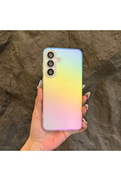 Choice1 غلاف هاتف غير مغناطيسي بتصميم قوس قزح متدرج مغناطيسي ليزري لهاتف Gala...