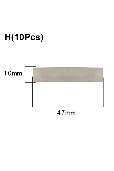Choice8 H 10 قطع من صفائح صمامات ضاغط الهواء المصنوعة من الألومنيوم الفضي لضا...
