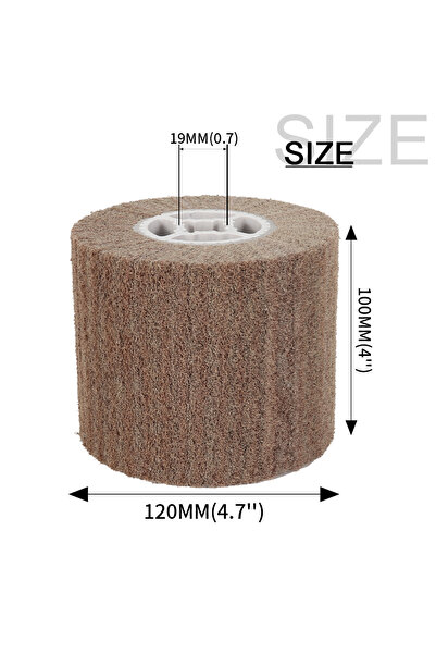 choice2 فرشاة تلميع معدنية من النايلون غير المنسوج، حبيبات 240، من NuoDunco، ...