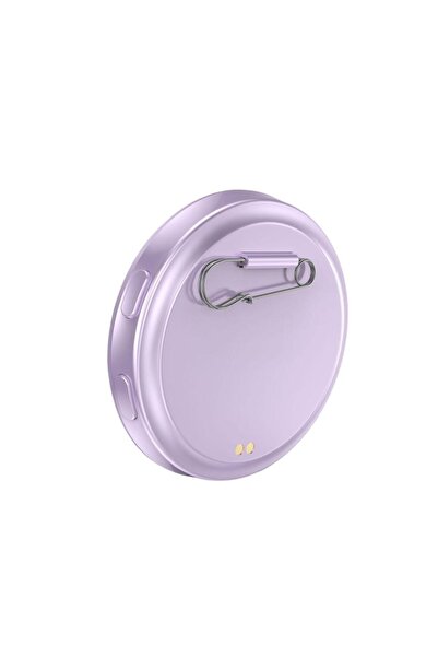 Choice3 Purple Anime E-Badge Display Pin 1.7 Inch Touch Screen LED Button Tou...