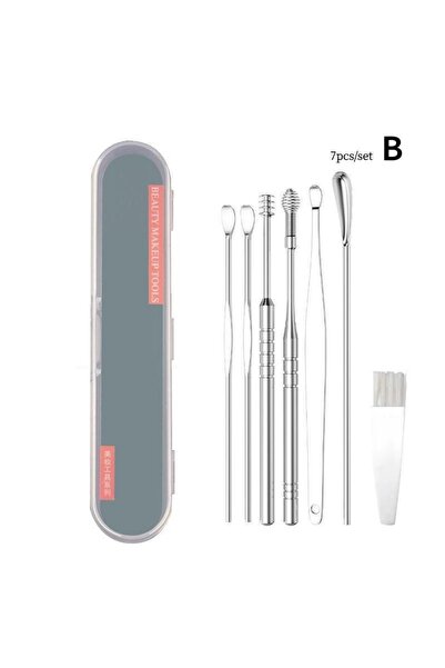 Choice مجموعة B مكونة من 6/7/8 قطع من أدوات تنظيف شمع الأذن المصنوعة من الفول...