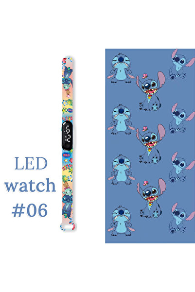 Choice17 ستيتش وايت 06 ساعة أطفال أنيقة ستيتش، ساعة يد رياضية مقاومة للماء لل...