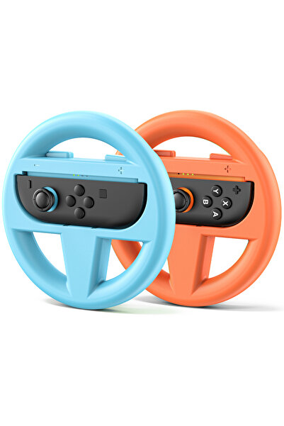 Choice Orange and Blue Steering Wheel for N-Switch 2 Joycon (2025), for Switc...