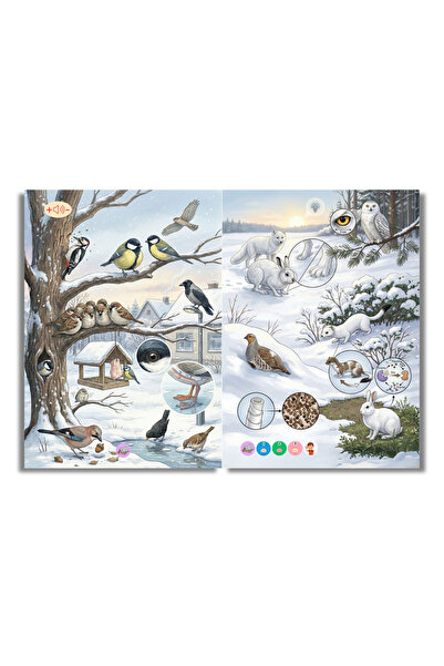 minibooks Pachet Cartea Iernii cu sunete + Poveste Interactivă Surpriză, compatibil cu pixul Minibooks, fără pix