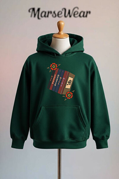 Vordevia Stranger Things Printed Cotton 3 Thread O Oversized K Hooded Sweatshirt