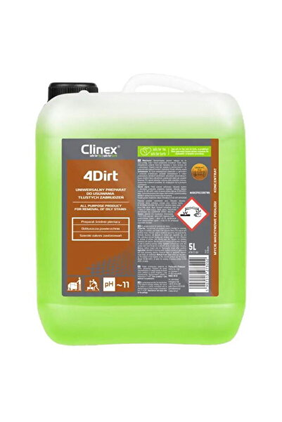 Clinex 4Dirt, 5 litri, detergent concentrat, universal, pentru degresarea și ...