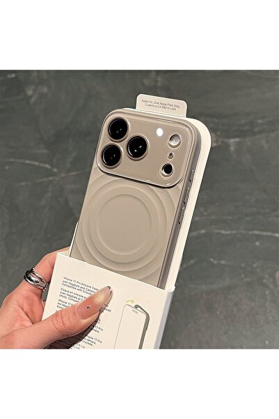 Choice31 غلاف هاتف آيفون 17 برو ماكس رمادي أنيق من السيليكون السائل بنمط تموج...