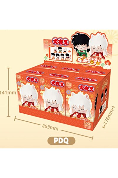 Choice1 علبة كاملة أصلية من مينيسو LDCX، 6 قطع، ملصقات رأس إينوياشا المائلة، ...