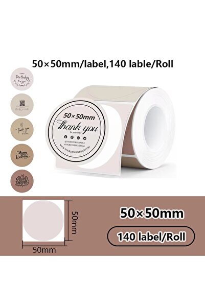 Choice26 50x50 MUNBYN 2 Inch Holographic Laser Sand Dots Sticker DIY Seal Lab...