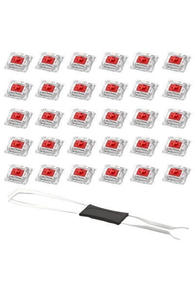 Choice لوحة مفاتيح ميكانيكية قابلة للتبديل السريع، 50 قطعة (أحمر) أو 100 قطعة...