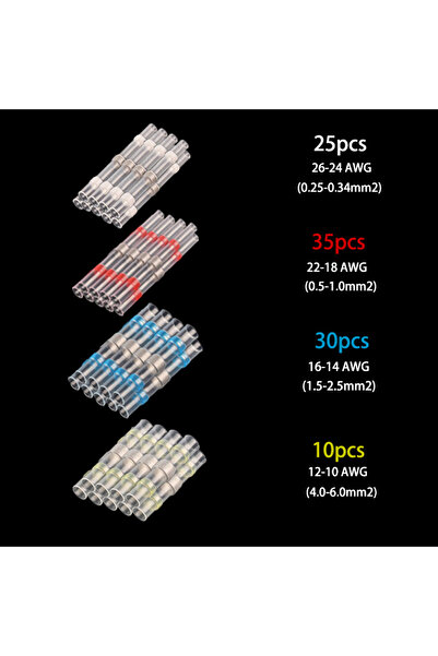 choice2 100pcs 50/100/200Pcs Waterproof Solder Seal Heat Connector Shrink But...