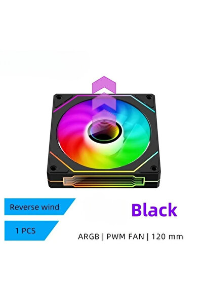 Choice10 مروحة يحافظ على البرودة هادئة لهيكل الكمبيوتر PRISM 4 PRO، مقاس 12 س...