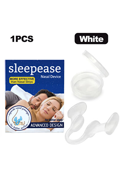 Choice5 1PCS-White 1~2Pcs Silicone Nose Clip Anti Snoring Nasal Dilator Stop ...