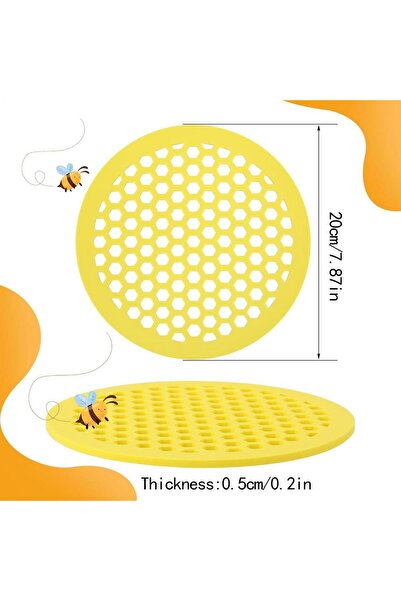 Choice Yellow 1PC Floating Bee Island-Bee Waterer Bee Insect Drinking Tray Be...