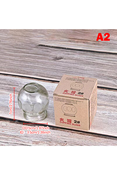 Choice1 A2 1PC Glass Cupping Cup Professional Medical Chinese Vacuum Cupping ...