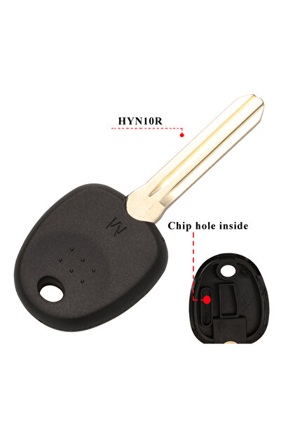 Choice9 E Type jingyuqin 10pcs Replacement Transponder Chip Key Shell For Hyu...