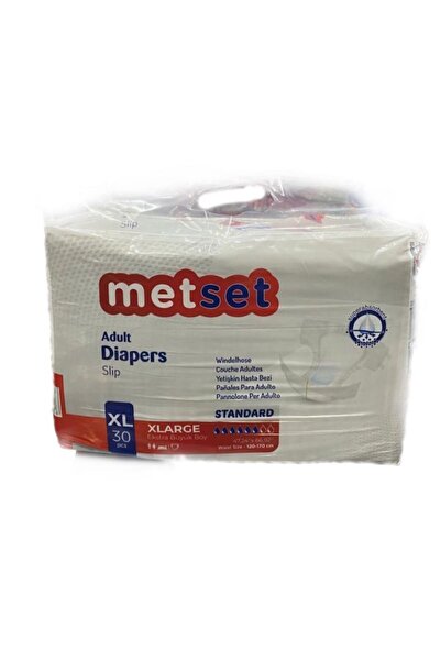 Metset Waist Band Xlarge Patient Diaper 30 Pieces