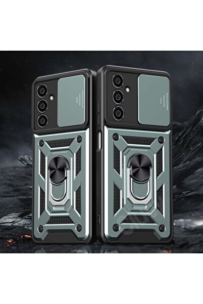 Choice27 جراب حماية مقاوم للصدمات بلون أخضر داكن لهاتف سامسونج A54 (5G) متواف...