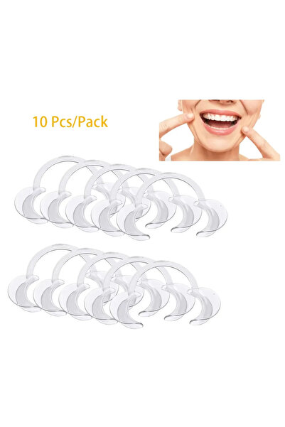 Choice4 10 قطع من أدوات تقويم الأسنان الشفافة على شكل حرف C، مقاس صغير، لتوسي...
