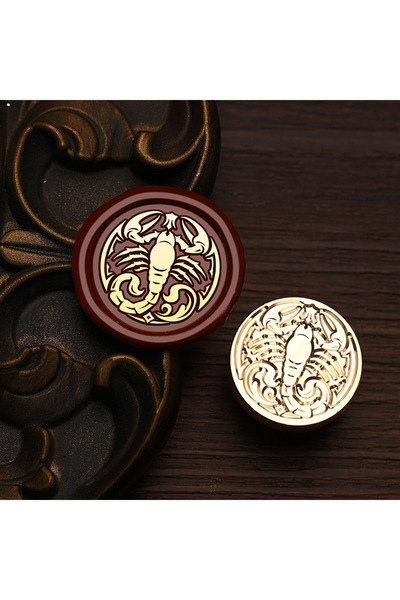 Choice17 ختم شمعي بتصميم عقرب، فراشة، حشرة، زيز، رأس ختم، اصنعها بنفسك، دفتر ...