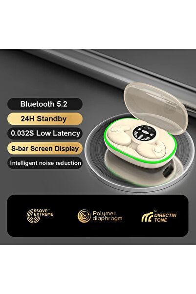 Choice سماعات نوم غير مرئية من كيبيدومي، لون كاكي، بتقنية بلوتوث 5.3، مقاومة ...